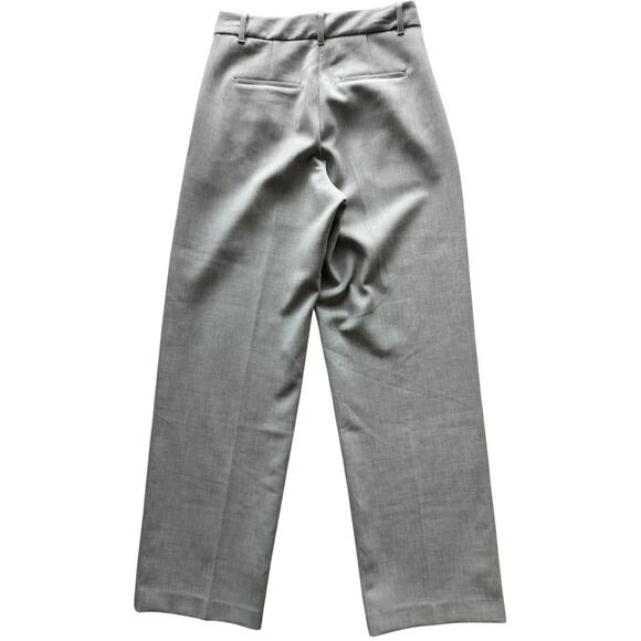 Aritzia Women's Heather Chrome The Effortless High-Waisted Wide Leg Pants Size 8 - Picture 7 of 13
